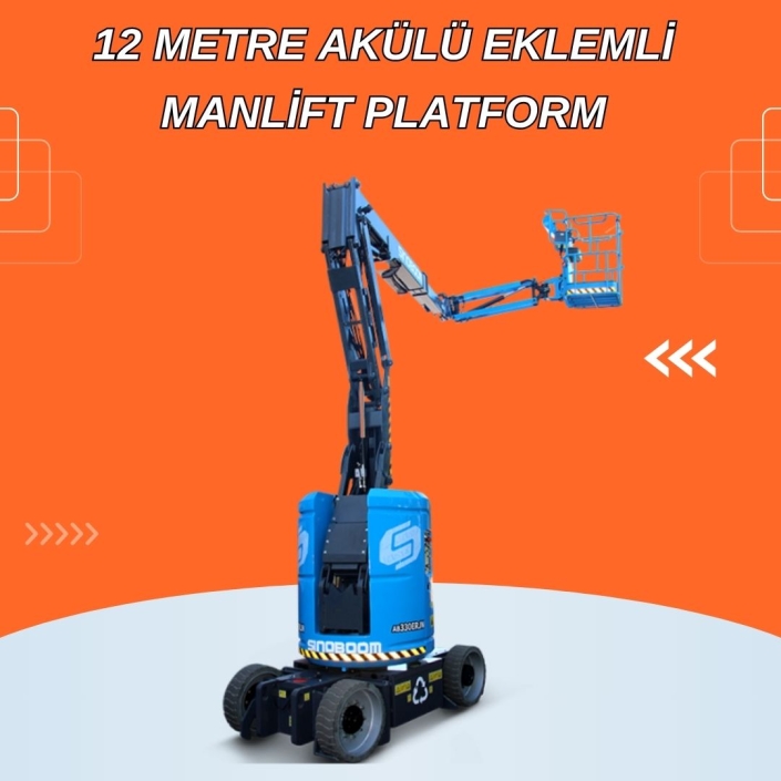 12 Metre Akülü Eklemli Manlift Platform