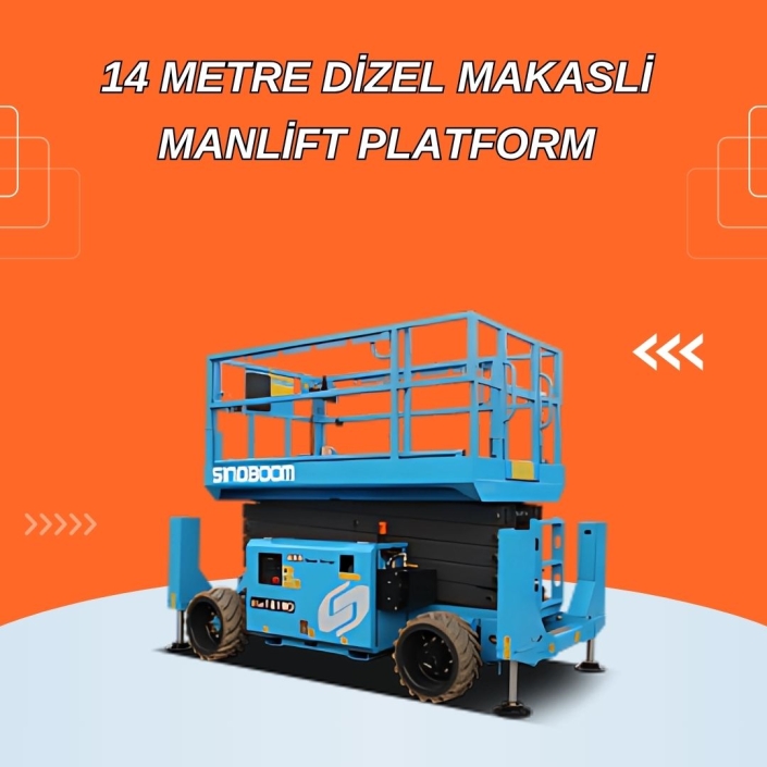 14 Metre Dizel Makaslı Manlift Platform