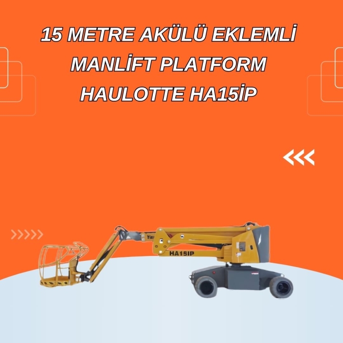 15 Metre Akülü Eklemli Manlift Platform Haulotte HA15IP